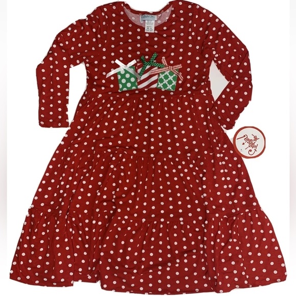 funtasia too Girls Rare Christmas Dress Sz 6X NWT - Picture 1 of 6